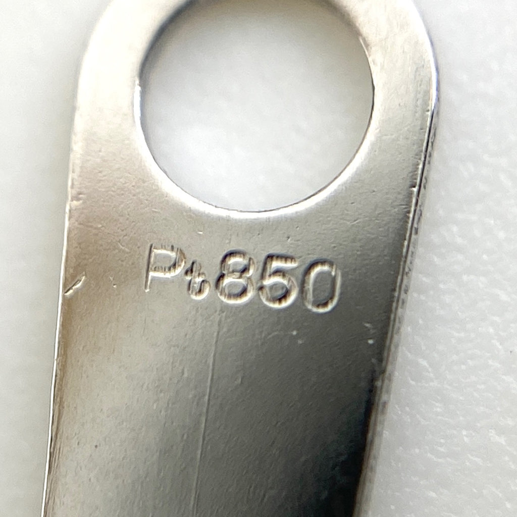 クロスモチーフ デザインネックレス プラチナ ペンダント メレダイヤ 十字架 ネックレス Pt900 Pt850 ダイヤモンド レディース 【中古】nbjwl