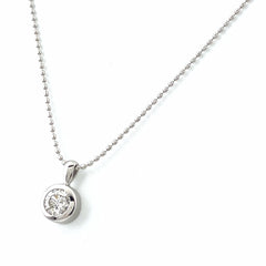 ダイヤモンド デザインネックレス プラチナ ペンダント ネックレス Pt900 Pt850 ダイヤモンド レディース 【中古】nbjwl