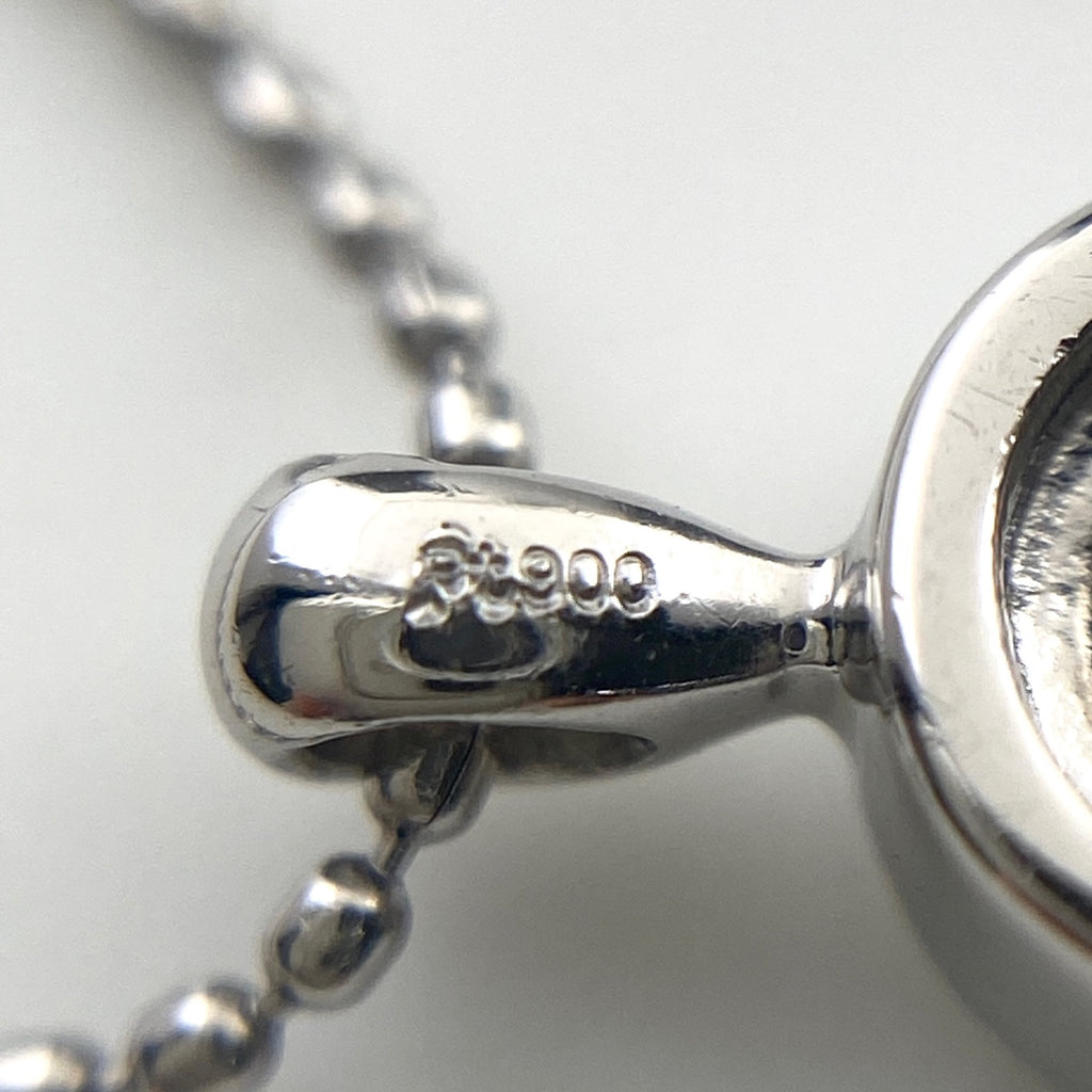 ダイヤモンド デザインネックレス プラチナ ペンダント ネックレス Pt900 Pt850 ダイヤモンド レディース 【中古】nbjwl