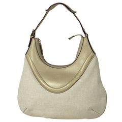 グッチ ロゴ ショルダーバッグ ワンショルダー ヒステリア ショルダーバッグ キャンバス ホワイト 141875 レディース 【中古】brbag