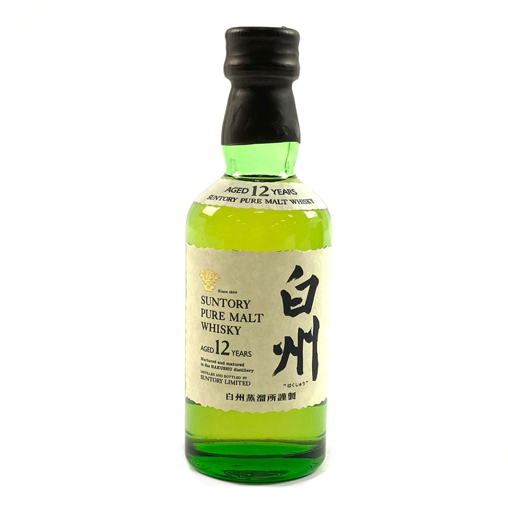 【東京都内限定お届け】 サントリー SUNTORY 白州 12年 ピュアモルト 50ml 国産ウイスキー 【古酒】