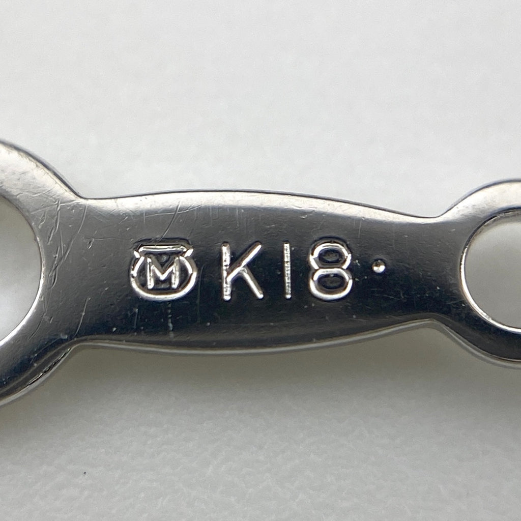 ミキモト メレダイヤ デザインネックレス ペンダント ネックレス K18 ダイヤモンド レディース 【中古】brjwl