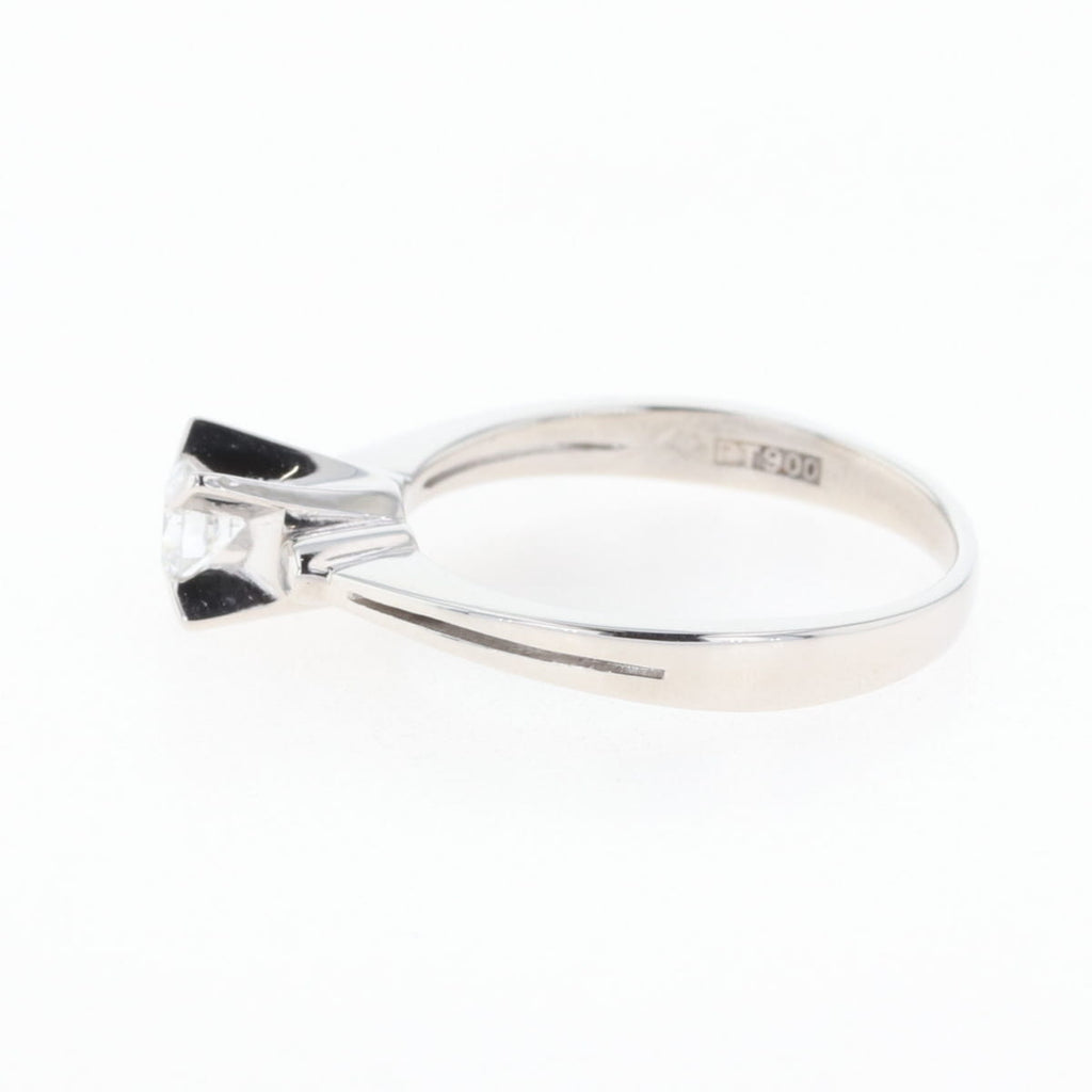 PT900 ダイヤモンド リング プラチナ 8号 0.19CT レディース 中古 nbjwl