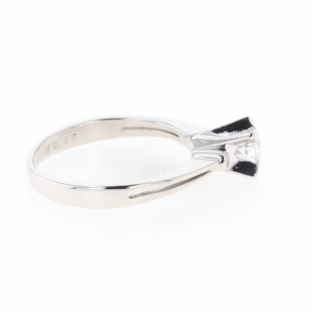 PT900 ダイヤモンド リング プラチナ 8号 0.19CT レディース 中古 nbjwl