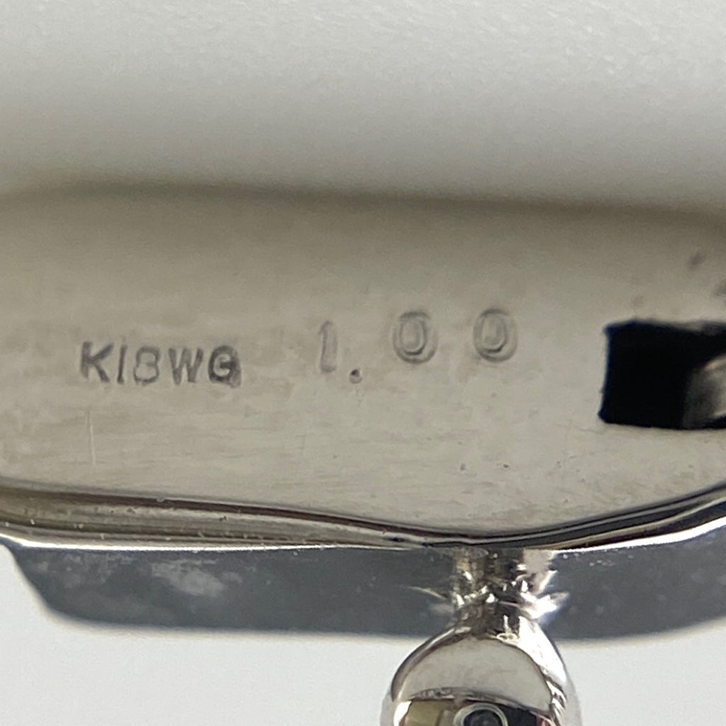 メレダイヤ デザインブレスレット WG ホワイトゴールド 腕輪 ブレスレット K18 WG ダイヤモンド レディース 【中古】nbjwl