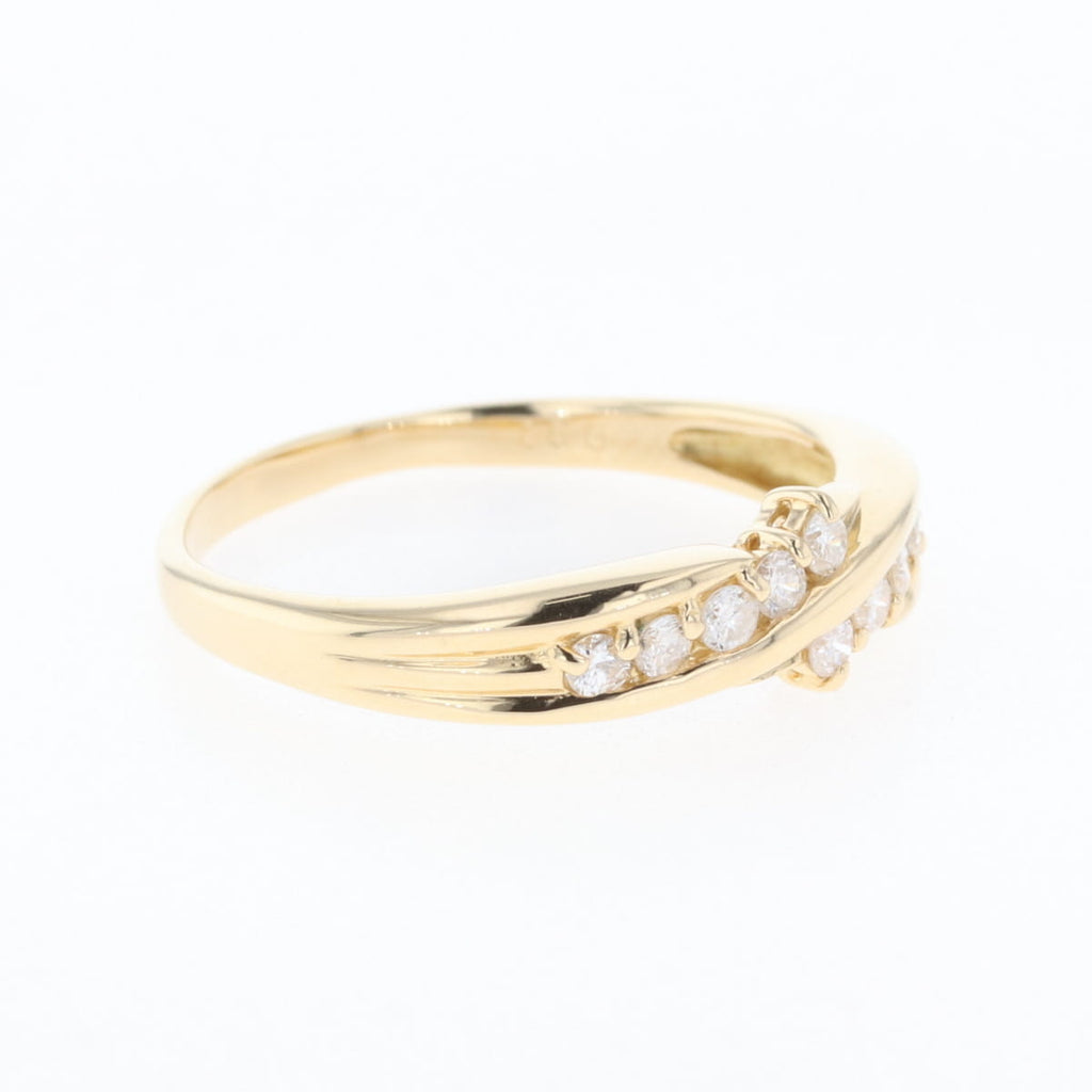 K18 YG ダイヤモンド  リング 19号 0.30CT メンズ 中古 nbjwl