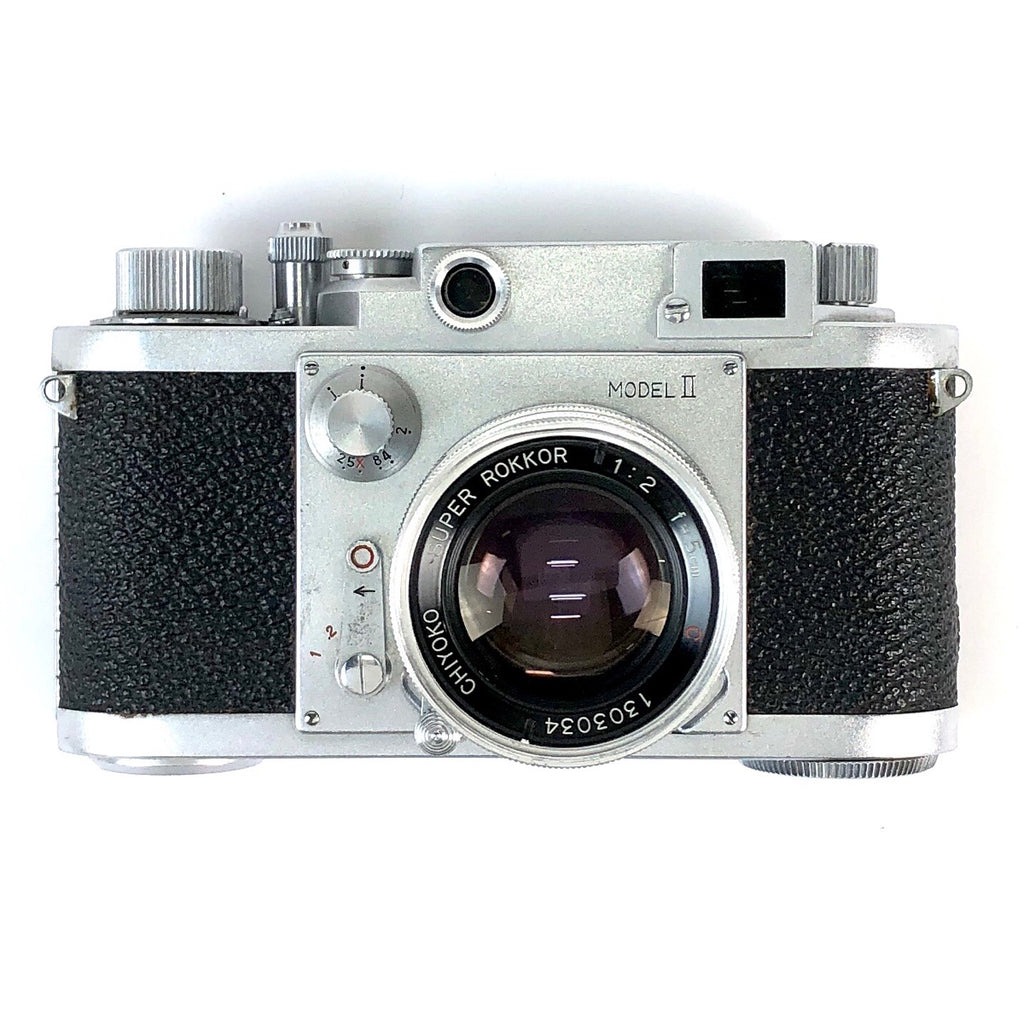 ミノルタ MINOLTA 35 MODEL-II + SUPER ROKKOR 50mm F2 5cm Lマウント L39 フィルム レンジファインダーカメラ 【中古】