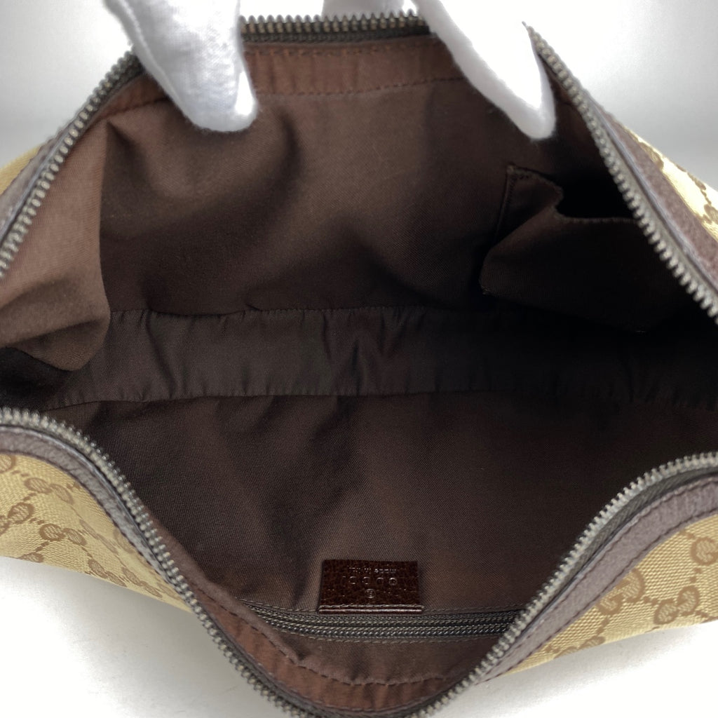 グッチ GG柄 ショルダーバッグ 斜め掛け ショルダーバッグ GGキャンバス ブラウン 122790 レディース 【中古】 brbag