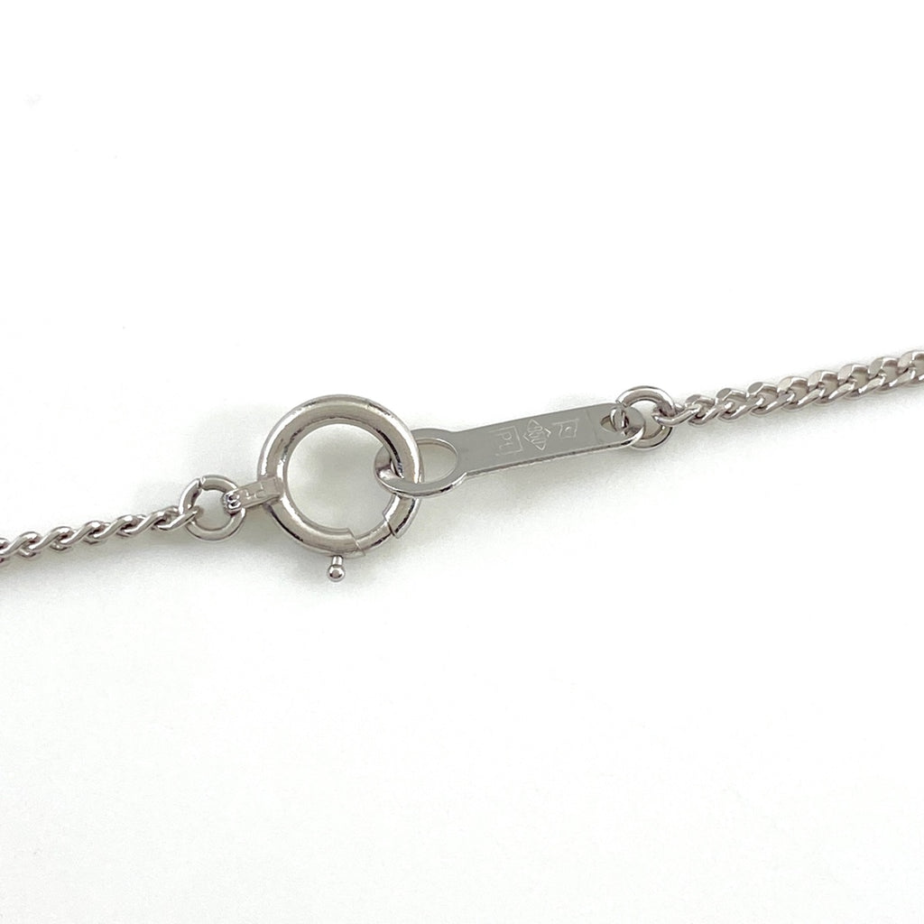 ダイヤモンド デザインネックレス プラチナ ペンダント ネックレス Pt850 ダイヤモンド レディース 【中古】nbjwl