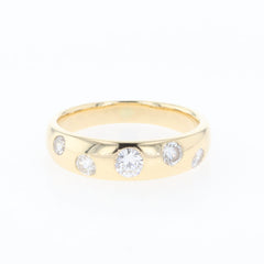 K18 YG ダイヤモンド リング 7号 0.40CT レディース 中古 nbjwl
