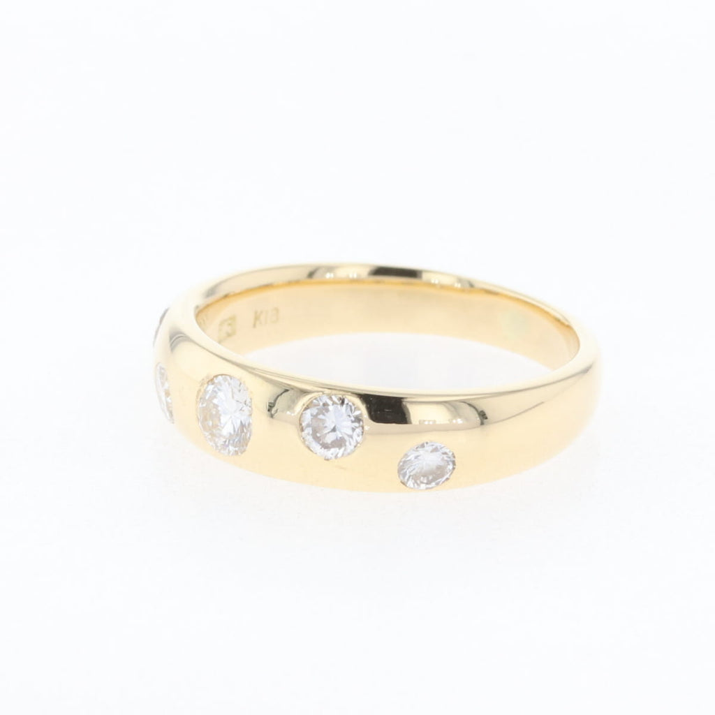 K18 YG ダイヤモンド リング 7号 0.40CT レディース 中古 nbjwl