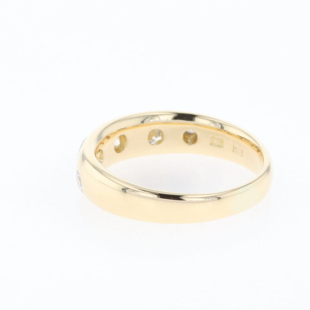 K18 YG ダイヤモンド リング 7号 0.40CT レディース 中古 nbjwl