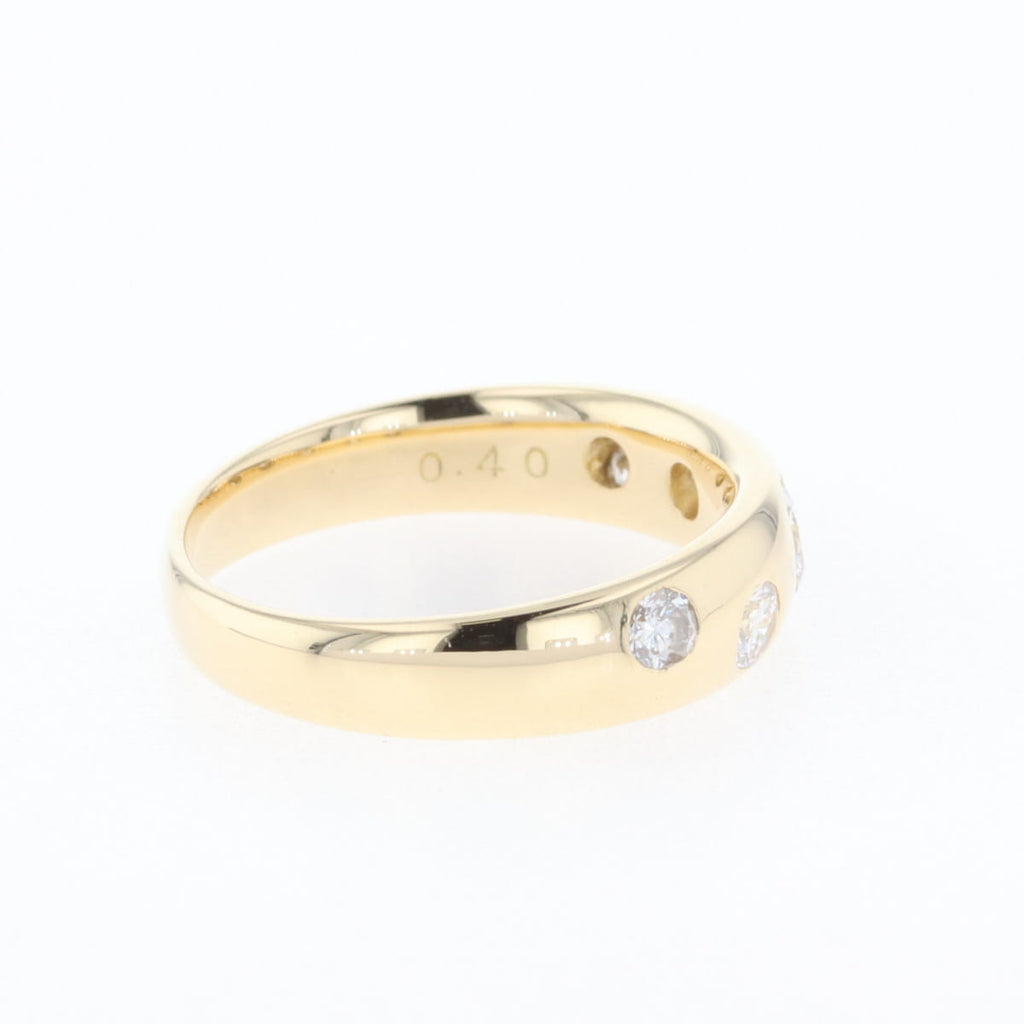 K18 YG ダイヤモンド リング 7号 0.40CT レディース 中古 nbjwl