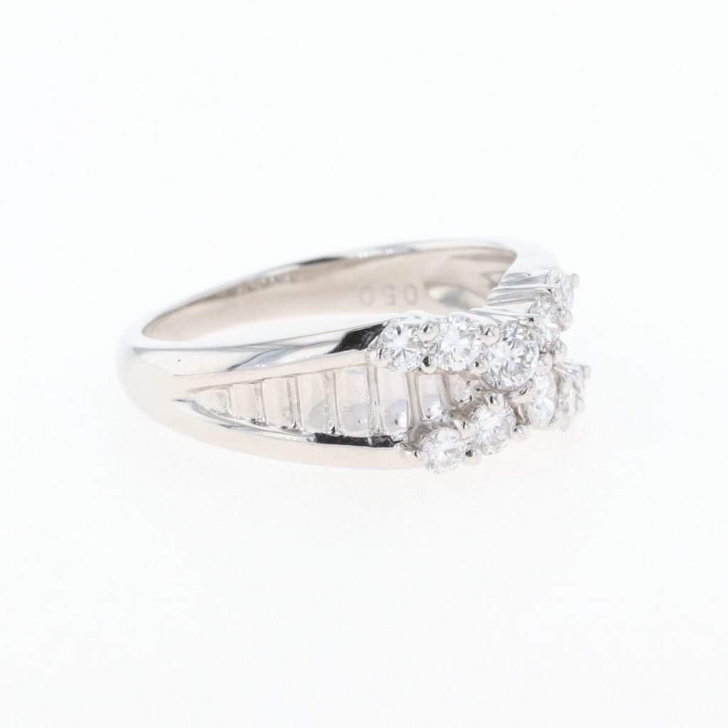PT900 ダイヤモンド リング プラチナ 10.5号 0.50CT レディース 中古 nbjwl