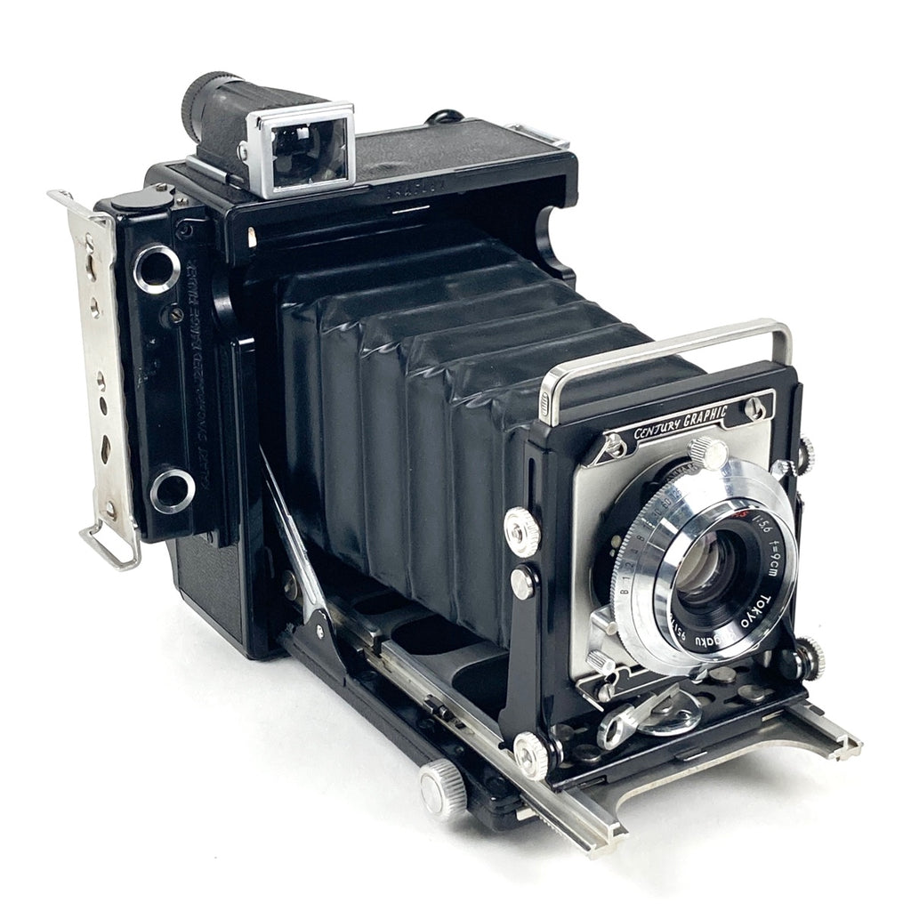 GRAFLEX グラフレックス CENTURY GRAPHIC 23 + Super Topcor 9cm F5.6 ［ジャンク品］ 大判カメラ 【中古】