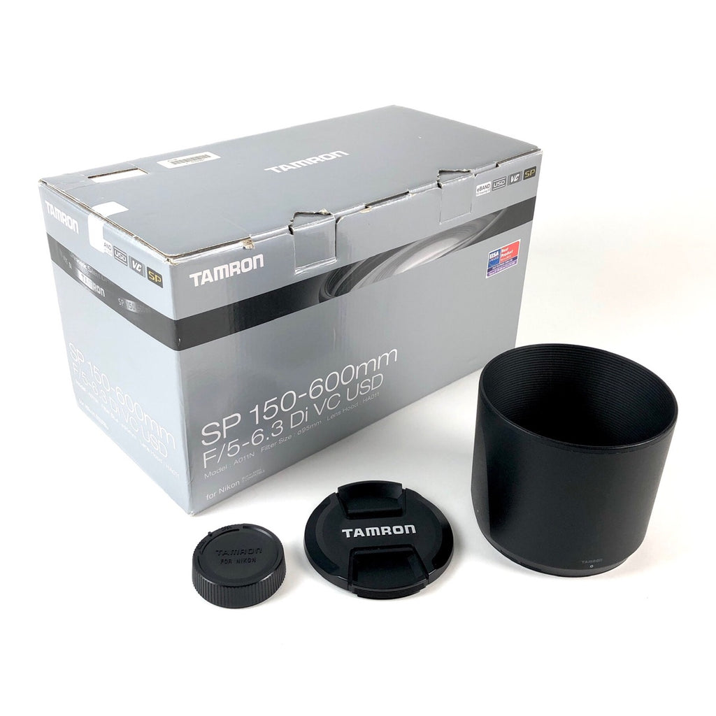 タムロン TAMRON SP 150-600mm F5-6.3 Di VC USD A011 (ニコンF用) 一眼カメラ用レンズ（オートフォーカス） 【中古】