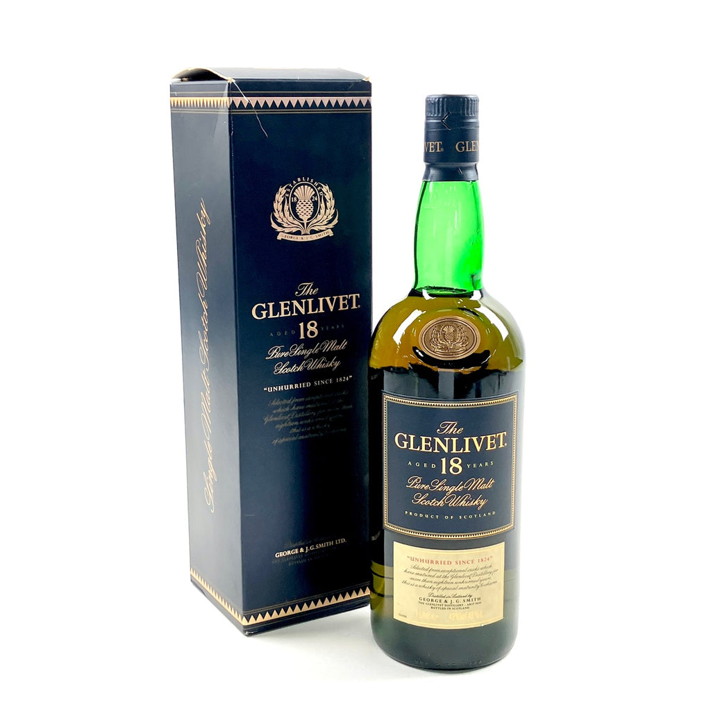 グレンリベット GLENLIVET 18年 1000ml スコッチウイスキー シングルモルト 【古酒】