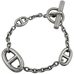 エルメス ファランドール マルチ ブレスレット シェーヌダンクル ブレスレット シルバー925 シルバー レディース 【中古】bracc