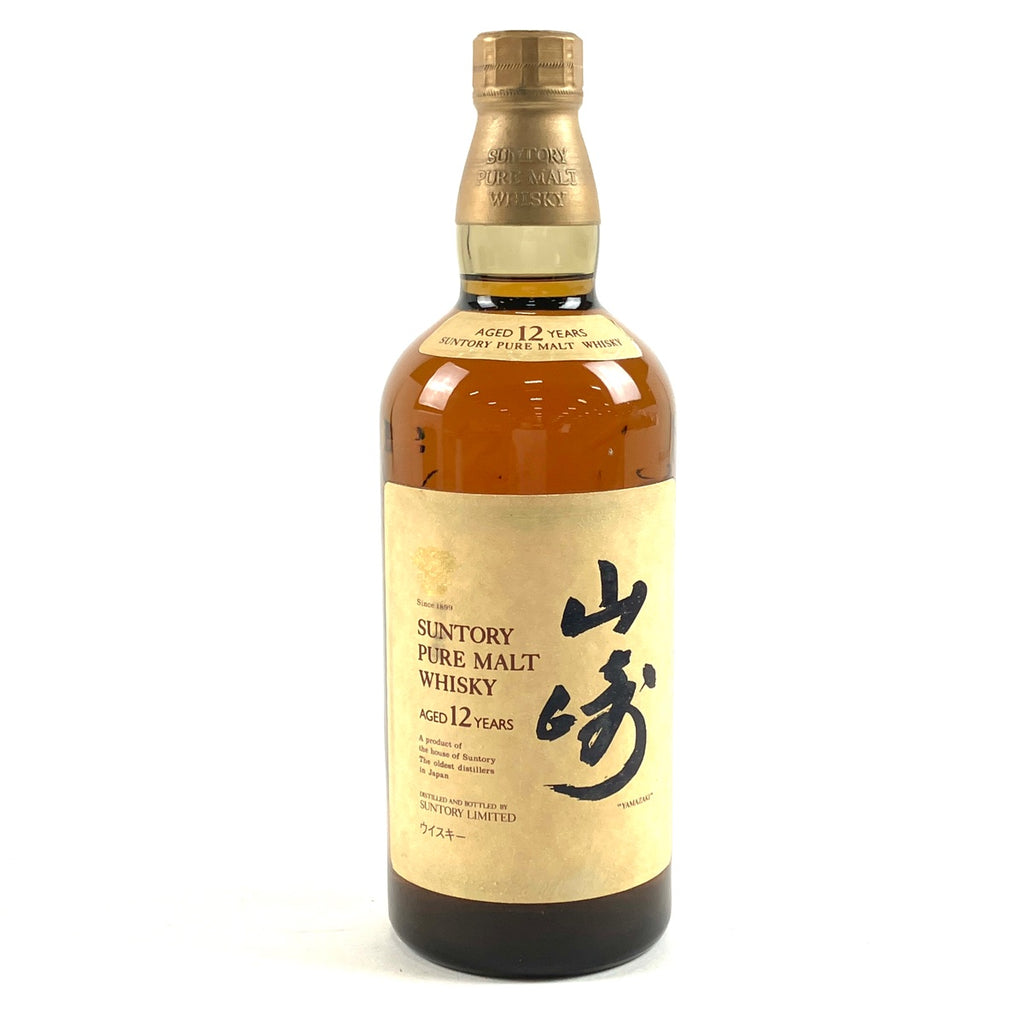 【東京都内限定お届け】 サントリー SUNTORY 山崎 12年 ピュアモルト 華 750ml 国産ウイスキー 【古酒】 liqbb