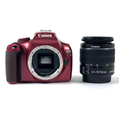 【在庫一掃】 キヤノン Canon EOS Kiss X50 EF-S 18-55 IS II レンズキット レッド デジタル 一眼レフカメラ 【中古】cambb
