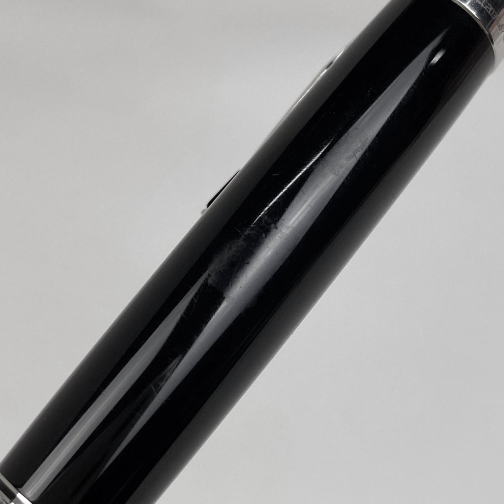 モンブラン ボエム ボールペン 筆記具 文房具 ミニ ボールペン プラスチック ブラック シルバー レディース 【中古】brbag