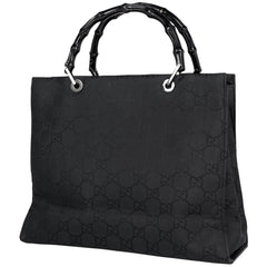 グッチ バンブー トートバッグ GG柄 ハンドバッグ トートバッグ ナイロン ブラック 0021010 レディース 【中古】 brbag