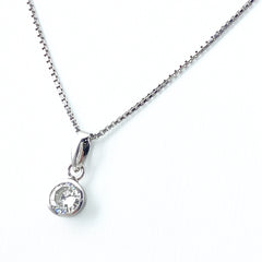 メレダイヤ デザインネックレス プラチナ ペンダント ネックレス Pt850 ダイヤモンド レディース 【中古】nbjwl
