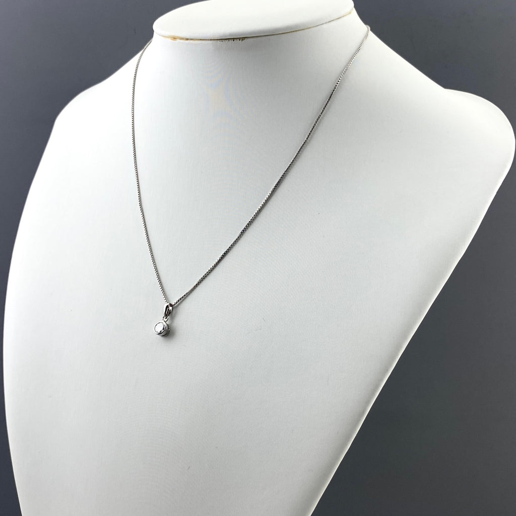 メレダイヤ デザインネックレス プラチナ ペンダント ネックレス Pt850 ダイヤモンド レディース 【中古】nbjwl