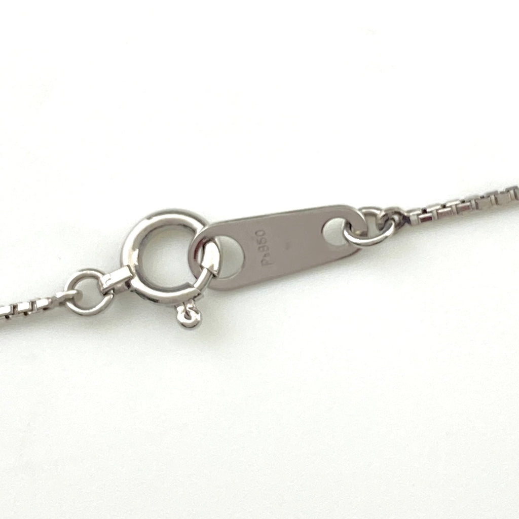 メレダイヤ デザインネックレス プラチナ ペンダント ネックレス Pt850 ダイヤモンド レディース 【中古】nbjwl