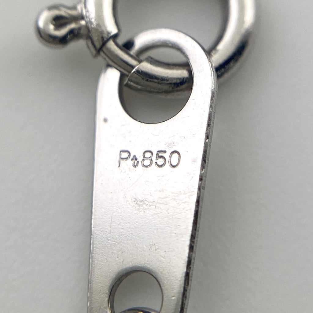 メレダイヤ デザインネックレス プラチナ ペンダント ネックレス Pt850 ダイヤモンド レディース 【中古】nbjwl