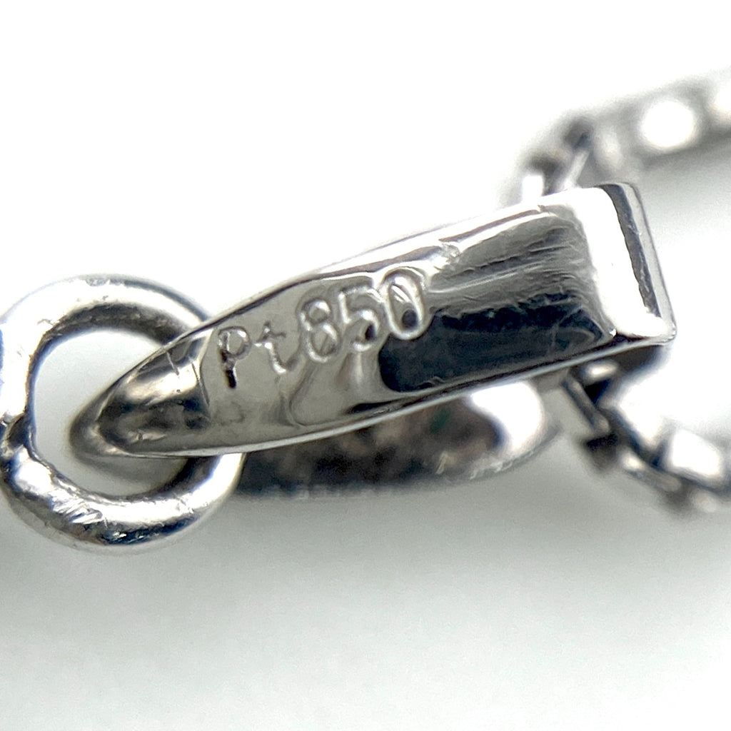 メレダイヤ デザインネックレス プラチナ ペンダント ネックレス Pt850 ダイヤモンド レディース 【中古】nbjwl