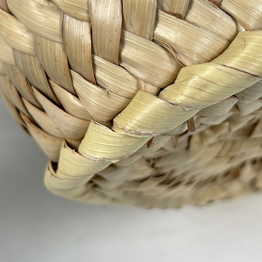 セリーヌ トリオンフ パニエ 2WAY ショルダーバッグ かごバッグ ミニ ハンドバッグ ラフィア ベージュ ブラウン レディース 【中古】brbag