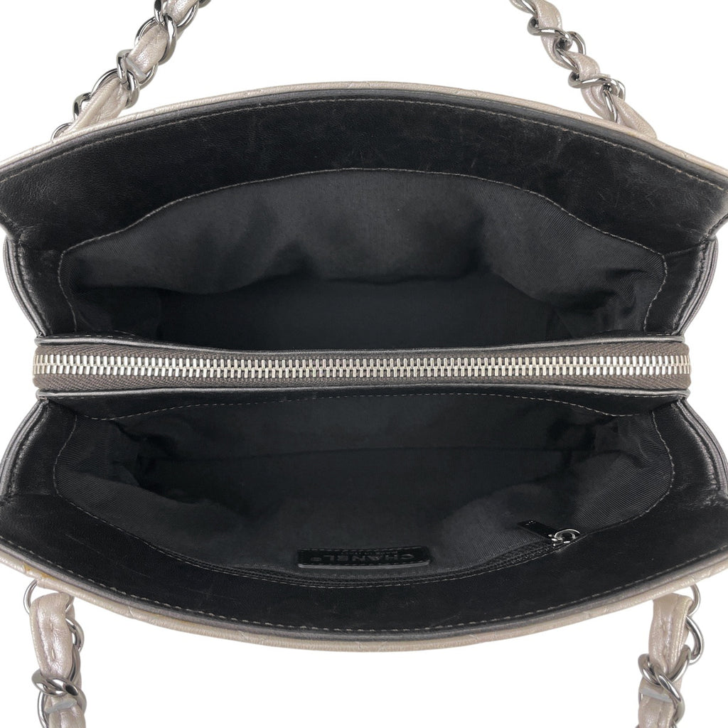 シャネル ココマーク チェーン ショルダーバッグ マトラッセ ハンドバッグ ショルダーバッグ レザー シルバー レディース 【中古】brbag