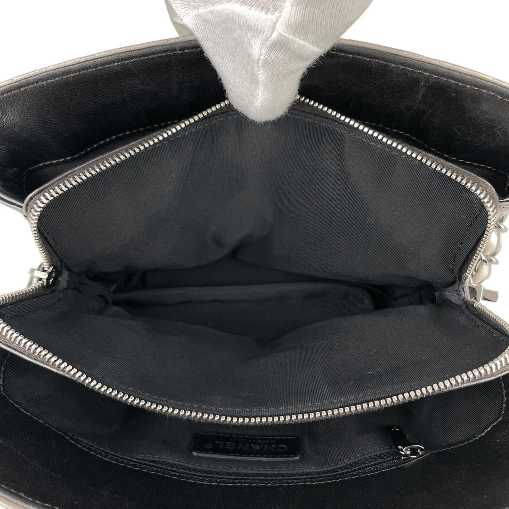 シャネル ココマーク チェーン ショルダーバッグ マトラッセ ハンドバッグ ショルダーバッグ レザー シルバー レディース 【中古】brbag