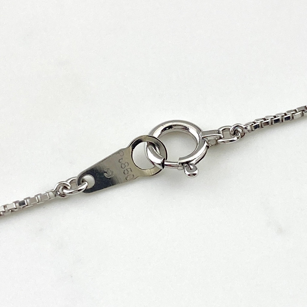 タサキ ルビー デザインネックレス プラチナ ペンダント メレダイヤ ダイヤモンド ネックレス Pt900 Pt850 ルビー レディース 【中古】brjwl