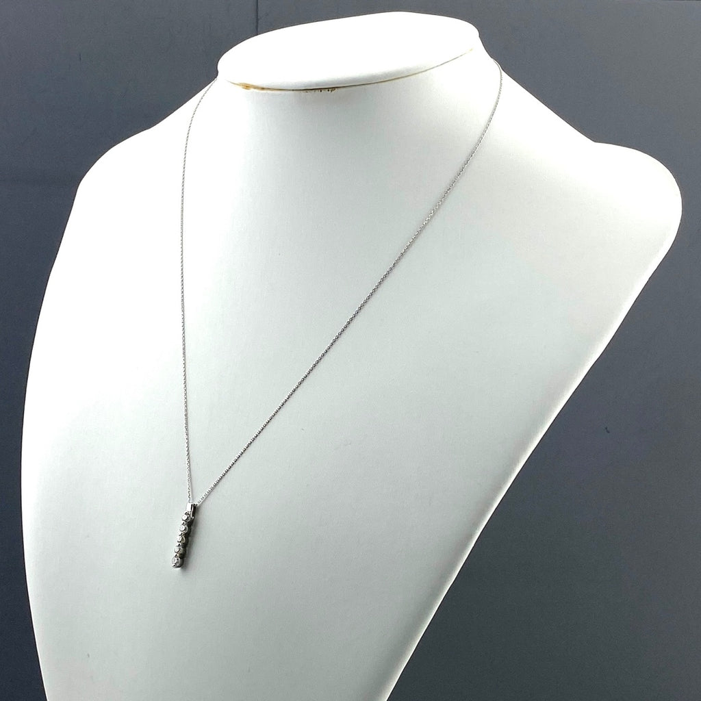 メレダイヤ デザインネックレス プラチナ ペンダント ネックレス Pt900 Pt850 ダイヤモンド レディース 【中古】nbjwl