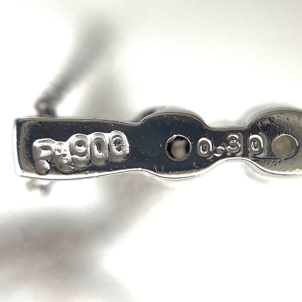メレダイヤ デザインネックレス プラチナ ペンダント ネックレス Pt900 Pt850 ダイヤモンド レディース 【中古】nbjwl
