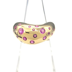 フレッド ムーブモンテ リング YG イエローゴールド 指輪 リング 13.5号 750 ピンクサファイア レディース 【中古】brjwl