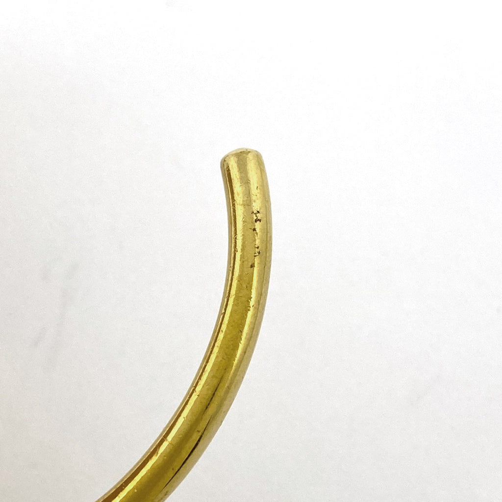 セリーヌ ノット エクストラシン ブレスレット バングル ブレスレット GP ゴールド レディース 【中古】 bracc