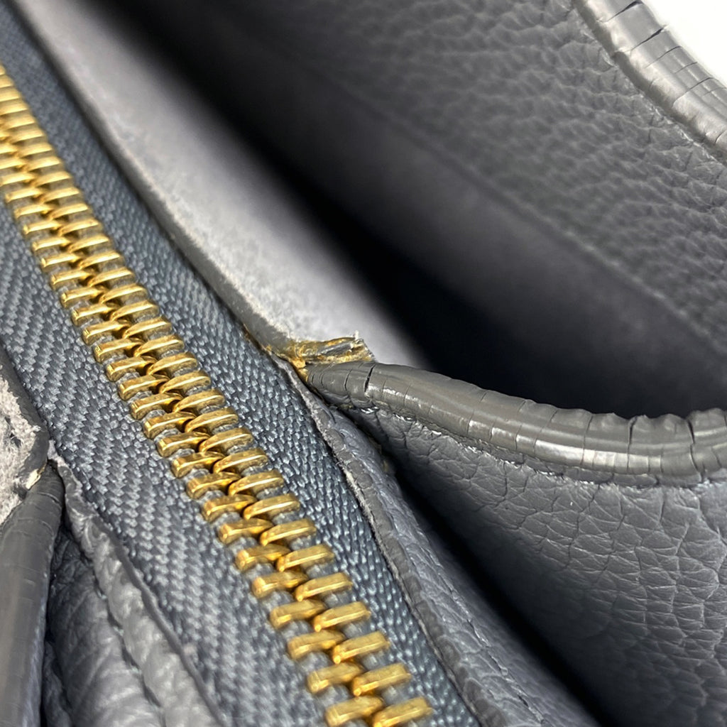 セリーヌ トライフォールド トートバッグ ハンドバッグ ショルダーバッグ トートバッグ レザー グレー レディース 【中古】 brbag