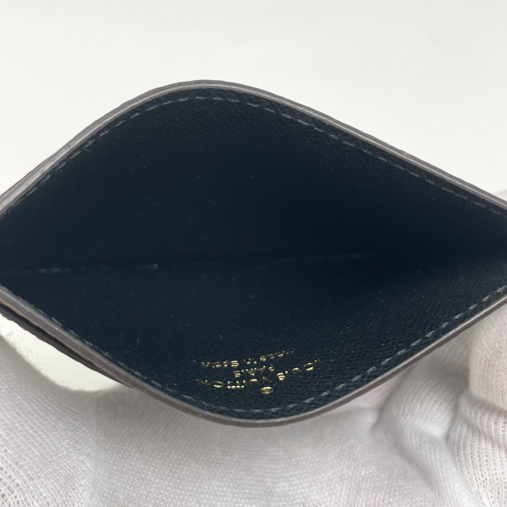 ルイ・ヴィトン ポルトカルト サーンプル 通勤 通学 パスケース カードケース モノグラムリバース ブラウン M69161 レディース 【中古】brbag