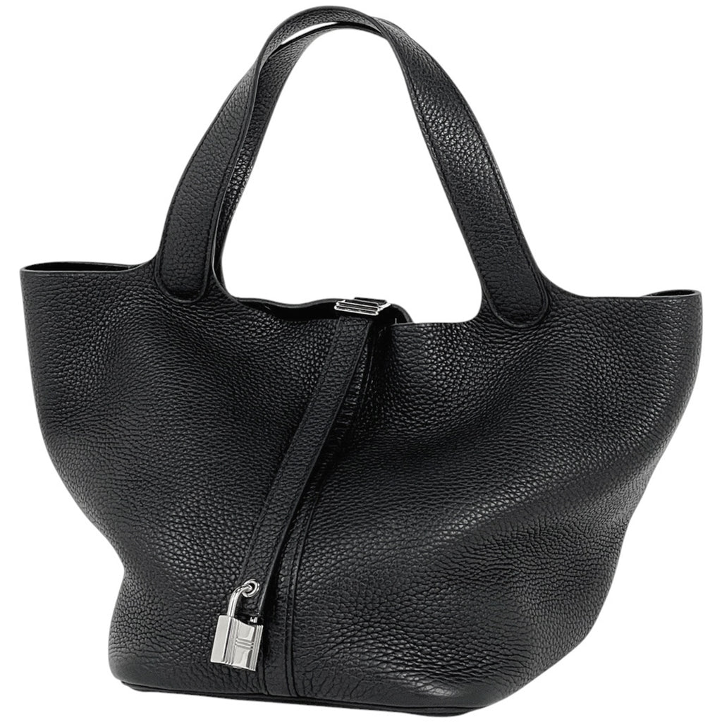 エルメス ピコタンロック MM ハンドバッグ トリヨンクレマンス ブラック X レディース 【中古】brbag