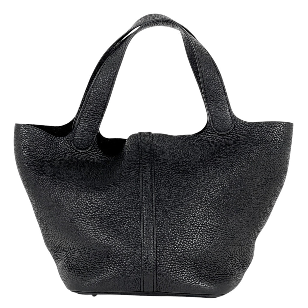 エルメス ピコタンロック MM ハンドバッグ トリヨンクレマンス ブラック X レディース 【中古】brbag