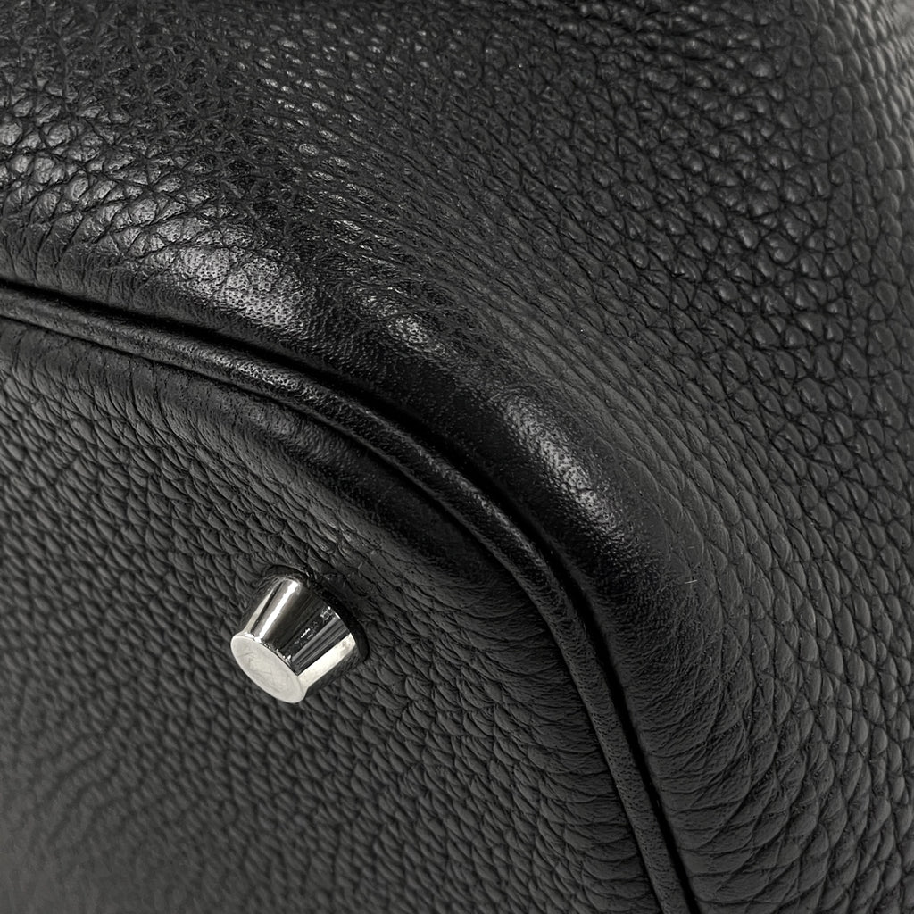 エルメス ピコタンロック MM ハンドバッグ トリヨンクレマンス ブラック X レディース 【中古】brbag