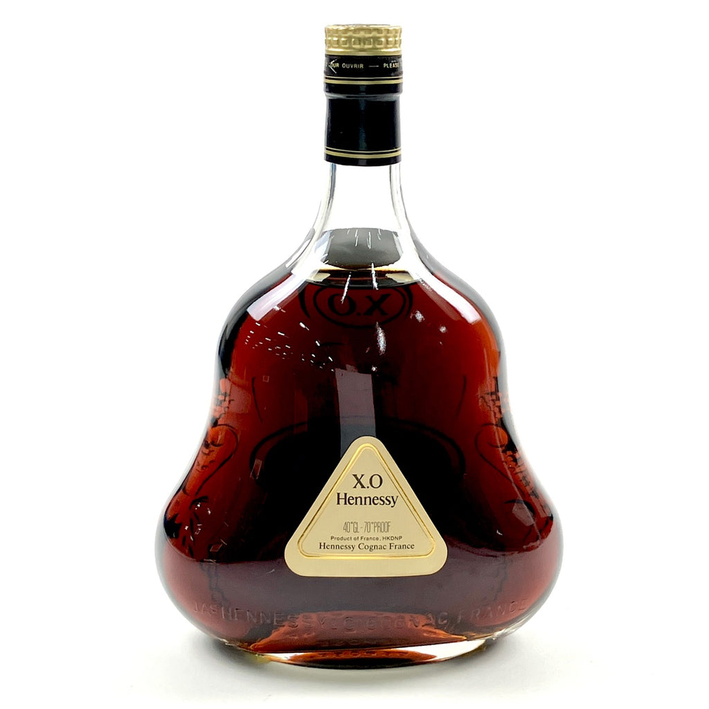 ヘネシー Hennessy XO 金キャップ クリアボトル 1000ml ブランデー コニャック 【古酒】