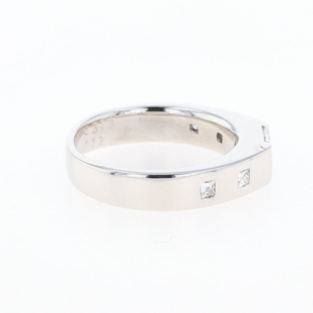 ダイヤモンド デザインリング プラチナ 指輪 メレダイヤ リング 6.5号 Pt900 ダイヤモンド レディース 【中古】nbjwl