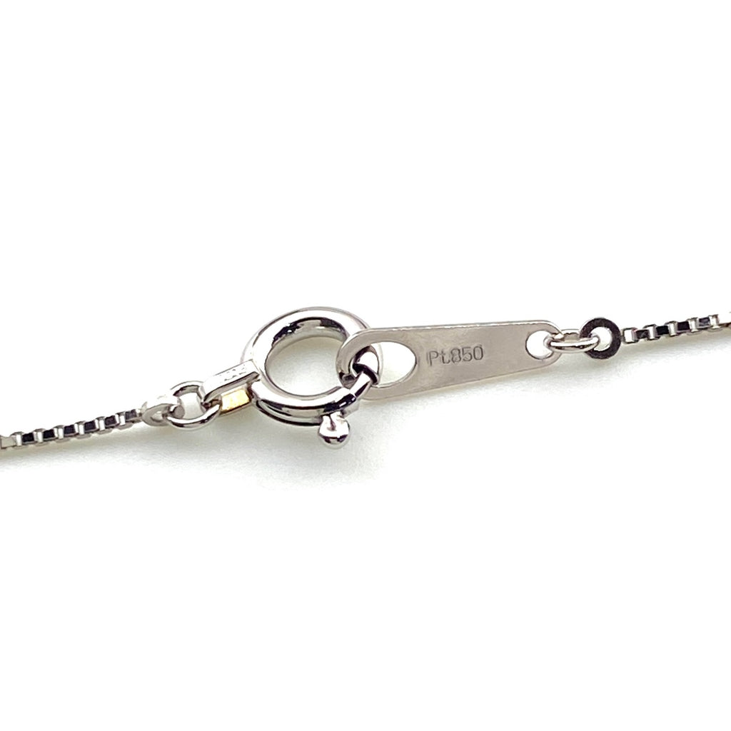 メレダイヤ デザインネックレス プラチナ ペンダント ネックレス Pt900 Pt850 ダイヤモンド レディース 【中古】nbjwl