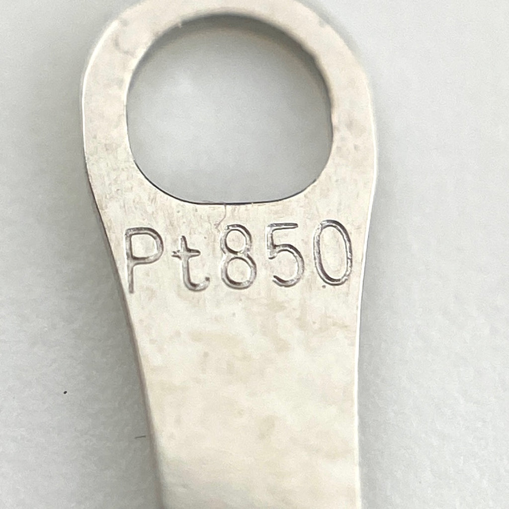 タンザナイト デザインネックレス プラチナ メレダイヤ ペンダント ネックレス Pt950 Pt850 タンザナイト レディース 【中古】nbjwl