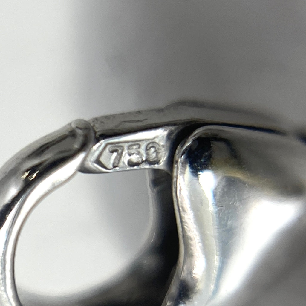 タサキ メレダイヤ デザインネックレス WG ホワイトゴールド ペンダント ネックレス K18 WG 750 レディース 【中古】brjwl