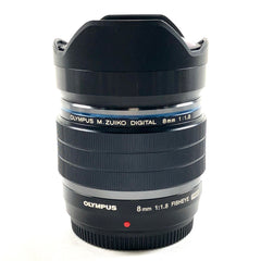 オリンパス OLYMPUS M.ZUIKO DIGITAL ED 8mm F1.8 Fisheye PRO 一眼カメラ用レンズ（オートフォーカス） 【中古】